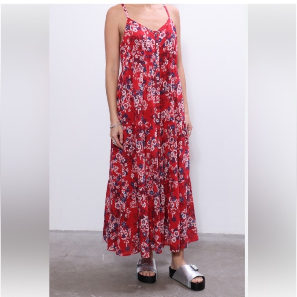 XIRENA Brooklyn Tiered Dress - Lindsey Floral ( S )